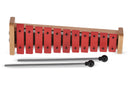 GEWA Glockenspiel G11 – diatonisch c''–f''', rote Klangplatten, Holzrahmen