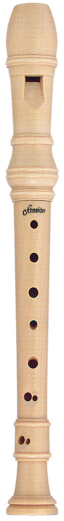 Gebrüder Schneider C-Sopranblockflöte – Barock, Ahorn natur mattiert, 3-teilig, englische Griffweise, Neu & OVP