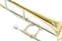 Roy Benson AT-201 Altposaune in Eb – Goldmessing, Neusilber-Zug