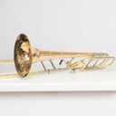 S.E. Shires TBQ30GRFD Tenorposaune mit Quartventil, Goldmessing, Screw Bell
