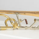 S.E. Shires TBQ30GRFD Tenorposaune mit Quartventil, Goldmessing, Screw Bell