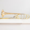 S.E. Shires TBQ30GRFD Tenorposaune mit Quartventil, Goldmessing, Screw Bell
