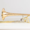 S.E. Shires TBQ30GRFD Tenorposaune mit Quartventil, Goldmessing, Screw Bell