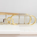 S.E. Shires TBQ30GRFD Tenorposaune mit Quartventil, Goldmessing, Screw Bell