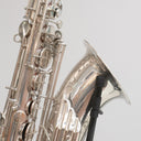 Keilwerth „New King" Tenorsaxophon, versilbert, Baujahr 1958 – überholt