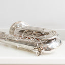 Keilwerth „New King" Tenorsaxophon, versilbert, Baujahr 1958 – überholt