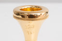 King M21 Mundstück für Jazz-Tenorposaune Small Shank kleiner Schaft – Vergoldet & legendär