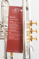 XO 1600IS Roger Ingram Bb-Trompete – Profi-Modell, versilbert & vergoldet, inkl. Zubehörset & Koffer