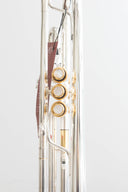 XO 1600IS Roger Ingram Bb-Trompete – Profi-Modell, versilbert & vergoldet, inkl. Zubehörset & Koffer