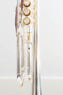 XO 1600IS Roger Ingram Bb-Trompete – Profi-Modell, versilbert & vergoldet, inkl. Zubehörset & Koffer