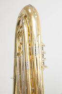 Cerveny Junior B-Tuba 671-4G – 4 Drehventile, Goldmessing, frisch überholt, inkl. Soundline Gigbag & Mundstück, aus Profihand