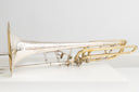 King 6B Duo Gravis SilverSonic Bassposaune (1975) | Bb/F/Gb/D | Unabhängige Ventile | Sterling Silver Schallbecher