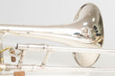 King 6B Duo Gravis SilverSonic Bassposaune (1975) | Bb/F/Gb/D | Unabhängige Ventile | Sterling Silver Schallbecher