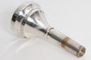 King 12C Posaunenmundstück | Kleiner Schaft | Versilbert | 24,5 mm