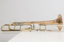 Vincent Bach Stradivarius LT42BOG Tenorposaune (ca. 1998) – Goldmessing, Lightweight-Zug, guter technischer Zustand