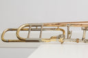 Vincent Bach Stradivarius LT42BOG Tenorposaune (ca. 1998) – Goldmessing, Lightweight-Zug, guter technischer Zustand