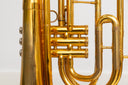 King 1122 Marching French Horn (1999) – Marsch Waldhorn Goldlack, gebraucht, guter Zustand
