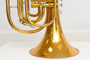 King 1122 Marching French Horn (1999) – Marsch Waldhorn Goldlack, gebraucht, guter Zustand