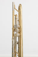 Weltklang Bb-Trompete – Perinetventile, Trigger, Messing-Schallbecher 12 cm, ca. 11,9 mm Bohrung, Made in GDR, gebraucht
