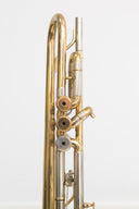 Weltklang Bb-Trompete – Perinetventile, Trigger, Messing-Schallbecher 12 cm, ca. 11,9 mm Bohrung, Made in GDR, gebraucht