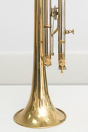 Weltklang Bb-Trompete – Perinetventile, Trigger, Messing-Schallbecher 12 cm, ca. 11,9 mm Bohrung, Made in GDR, gebraucht