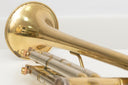 Weltklang Bb-Trompete – Perinetventile, Trigger, Messing-Schallbecher 12 cm, ca. 11,9 mm Bohrung, Made in GDR, gebraucht