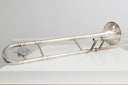Conn 4H Jazz-Tenorposaune – Baujahr 1941, 7" Schallbecher innen vergoldet, Art-Deco-Handgravur, inkl. Gegengewicht & Koffer, gebraucht