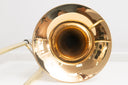 Jupiter JSL-636R Large Bore Tenorposaune – Baujahr ca. 2000, .547" Bohrung, Goldmessing-Schallbecher 8.5", F-Quartventil, inkl. Originalkoffer, gebraucht