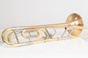 Jupiter JSL-636R Large Bore Tenorposaune – Baujahr ca. 2000, .547" Bohrung, Goldmessing-Schallbecher 8.5", F-Quartventil, inkl. Originalkoffer, gebraucht