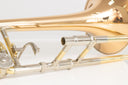 Yamaha YSL-882GO Xeno Tenorposaune – Bb/F, .547", Goldmessing 8.66", Open Wrap, neuwertiger Außenzug, inkl. Originalkoffer, gebraucht