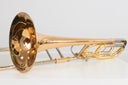 Yamaha YSL-448GEII Tenorposaune B/F – Goldmessing-Schallstück, frisch überholt, inkl. Koffer