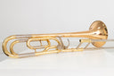 Yamaha YSL-448GEII Tenorposaune B/F – Goldmessing-Schallstück, frisch überholt, inkl. Koffer