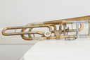 Lätzsch SL-570 Bb/F/Es/D Bassposaune Modell Cieslik – Free Flow Ventile, handgebaut in Bremen, gebraucht