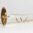 King 2B Silversonic Tenorposaune 1961 – Sterlingsilber-Schallbecher, Vintage Jazzposaune, gebraucht