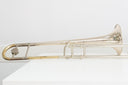 King 2B Silversonic Tenorposaune 1967 – Sterlingsilber-Schallbecher, Vintage Jazzposaune, gebraucht