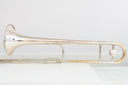 King 2B Silversonic Tenorposaune 1967 – Sterlingsilber-Schallbecher, Vintage Jazzposaune, gebraucht