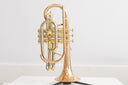 Geneva Symphony Bb-Kornett – Goldmessing, Edelstahlventile, 2 Trigger