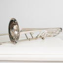 King 4B 2104 Tenorposaune mit Quartventil, versilbert, 1982