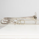 King 4B 2104 Tenorposaune mit Quartventil, versilbert, 1982
