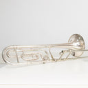 King 4B 2104 Tenorposaune mit Quartventil, versilbert, 1982