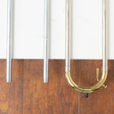 King 4B 2104 Tenorposaune mit Quartventil, versilbert, 1982