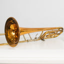 King 4BF 2104 Tenorposaune mit Quartventil – Gelbmessing, 1990