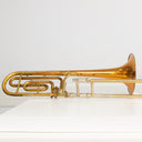 King 4BF 2104 Tenorposaune mit Quartventil – Gelbmessing, 1990