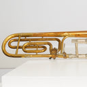 King 4BF 2104 Tenorposaune mit Quartventil – Gelbmessing, 1990