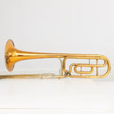 King 4BF 2104 Tenorposaune mit Quartventil – Gelbmessing, 1990