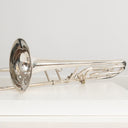 King 4BF Sonorous Tenorposaune mit Quartventil – Versilbert, 1977