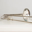 King 4BF Sonorous Tenorposaune mit Quartventil – Versilbert, 1977