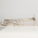 King 4BF Sonorous Tenorposaune mit Quartventil – Versilbert, 1977