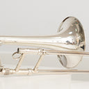 King 4BF Sonorous Tenorposaune mit Quartventil – Versilbert, 1977