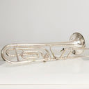 King 4BF Sonorous Tenorposaune mit Quartventil – Versilbert, 1977